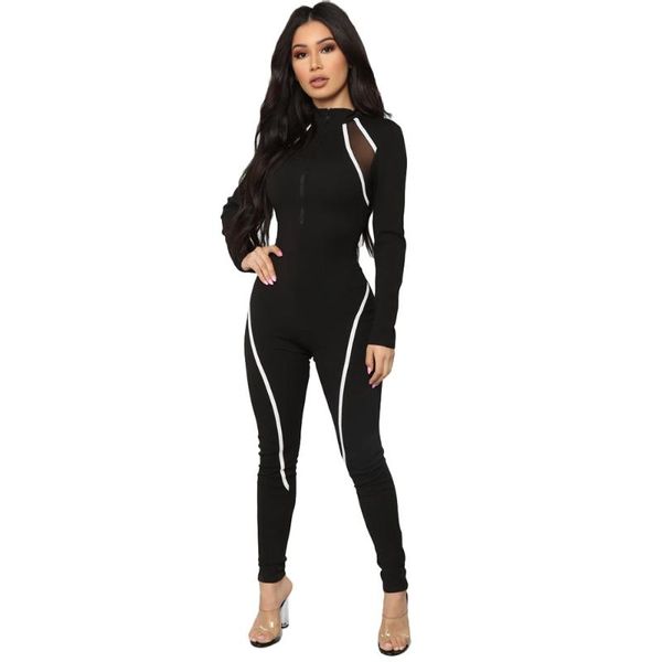 long sleeve jumpsuit fitness clothing sports overalls mesh gym workout clothes for women sportswear yoga wear streetwear female, White;black
long sleeve jumpsuit fitness clothing sports overalls mesh gym workout clothes for women sportswear yoga wear streetwear female, White;black