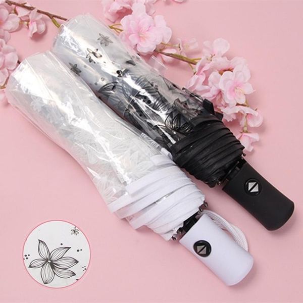 umbrellas fully automatic transparent women's umbrella auto big clear folding rain windproof foldable girls female black parasol
umbrellas fully automatic transparent women's umbrella auto big clear folding rain windproof foldable girls female black parasol