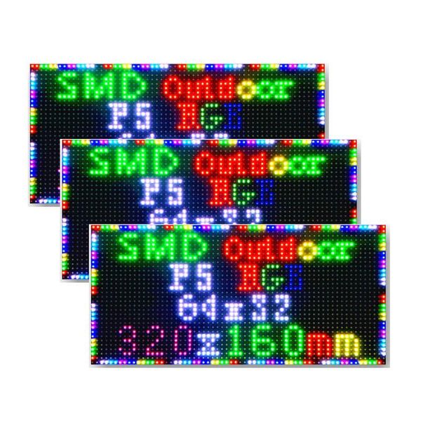 display liansaip5 led module 320*160mm 64*32 pixel 1/8 scan outdoor 3in1 smd full color p5 panel hd
display liansaip5 led module 320*160mm 64*32 pixel 1/8 scan outdoor 3in1 smd full color p5 panel hd