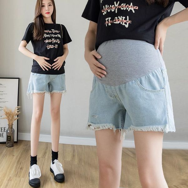 maternity bottoms summer thin denim shorts wide leg loose elastic waist belly clothes for pregnant women casual pregnancy, White
maternity bottoms summer thin denim shorts wide leg loose elastic waist belly clothes for pregnant women casual pregnancy, White