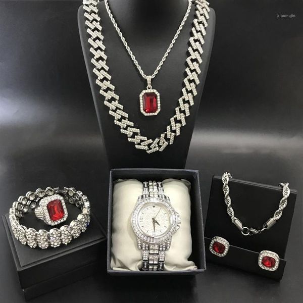 earrings & necklace luxury men silver color watch neckalce braclete ring combo set out cuban jewerly hip hop for
earrings & necklace luxury men silver color watch neckalce braclete ring combo set out cuban jewerly hip hop for