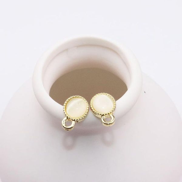 charms eruifa 6pc 8mm cateye stones earring stud hoop connctor gold/silver plated zinc alloy jewelry diy necklace bracelet earrings, Bronze;silver
charms eruifa 6pc 8mm cateye stones earring stud hoop connctor gold/silver plated zinc alloy jewelry diy necklace bracelet earrings, Bronze;silver