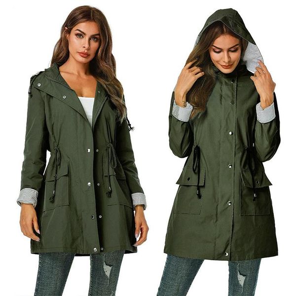women's trench coats ladies' waterproof windproof hooded jackets windbreaker lightweight rain for outdoor camping hiking travellin, Tan;black
women's trench coats ladies' waterproof windproof hooded jackets windbreaker lightweight rain for outdoor camping hiking travellin, Tan;black