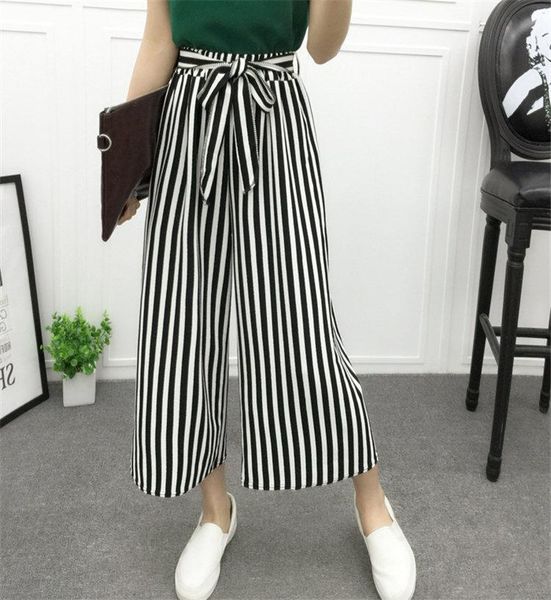 women's pants & capris customize casual wide leg black white striped trousers elastic loose chic palazzo lounge pant
women's pants & capris customize casual wide leg black white striped trousers elastic loose chic palazzo lounge pant