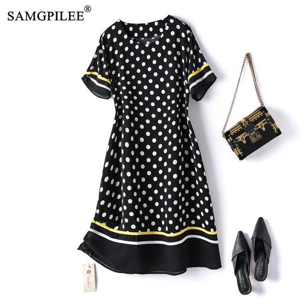 casual dresses summer 2021 dress for women fashion black and white classic polka dot stitching ruffled chiffon plus size woman 4xl, Black;gray
casual dresses summer 2021 dress for women fashion black and white classic polka dot stitching ruffled chiffon plus size woman 4xl, Black;gray