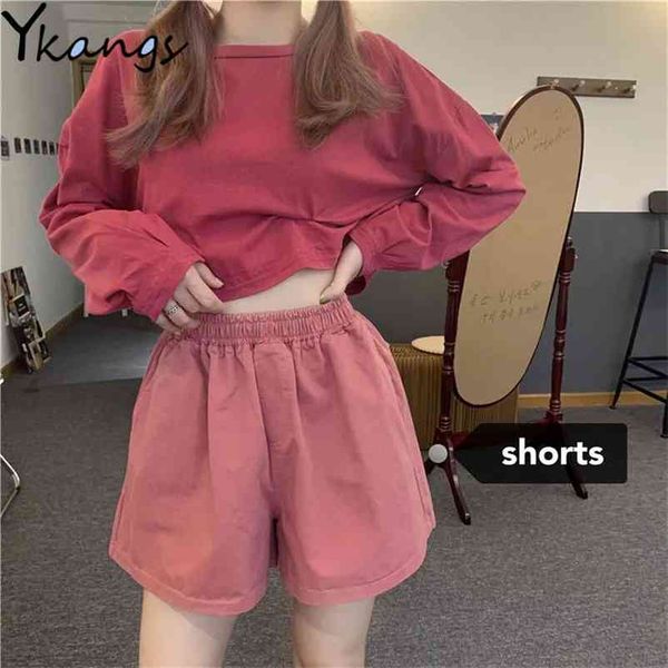 loose candy colors shorts girl fashion women high waist summer ladies black casual wide leg solid short pants 210421, White;black
loose candy colors shorts girl fashion women high waist summer ladies black casual wide leg solid short pants 210421, White;black
