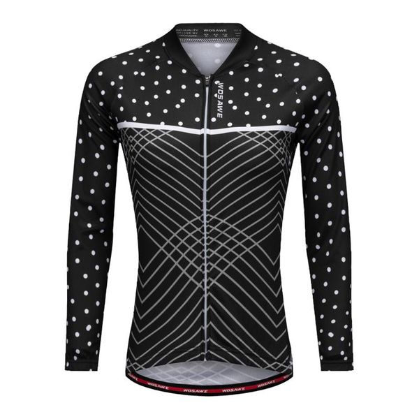 racing jackets breathable outdoor sports long sleeve sportwear cycling jersey for woman, Black;red
racing jackets breathable outdoor sports long sleeve sportwear cycling jersey for woman, Black;red