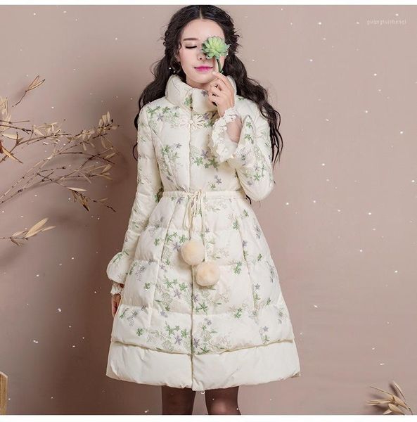 women's down & parkas winter lace embroidery real raccoon collar fur coat female flowers was thin thicker warm coats f2334 dropship, Black
women's down & parkas winter lace embroidery real raccoon collar fur coat female flowers was thin thicker warm coats f2334 dropship, Black