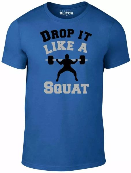drop it like a squat t-shirt - funny t shirt fitness cool cross fit weight lift, White;black
drop it like a squat t-shirt - funny t shirt fitness cool cross fit weight lift, White;black