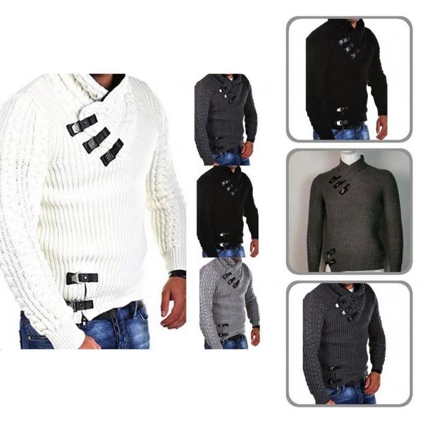 men's sweaters slim sweater casual pure color knitting twist pattern turtleneck men, White;black
men's sweaters slim sweater casual pure color knitting twist pattern turtleneck men, White;black