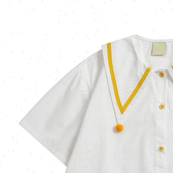 korean fashion white womens shirt short sleeve cotton boll adorn summer teenage girls sweet preppy style
korean fashion white womens shirt short sleeve cotton boll adorn summer teenage girls sweet preppy style