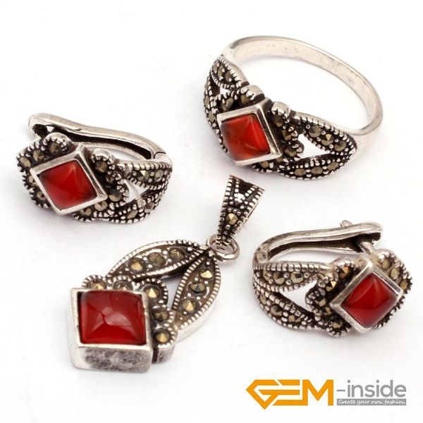 earrings & necklace red agat e antiqued tibetan silver ring pendant jewelry sets for party women gift
earrings & necklace red agat e antiqued tibetan silver ring pendant jewelry sets for party women gift