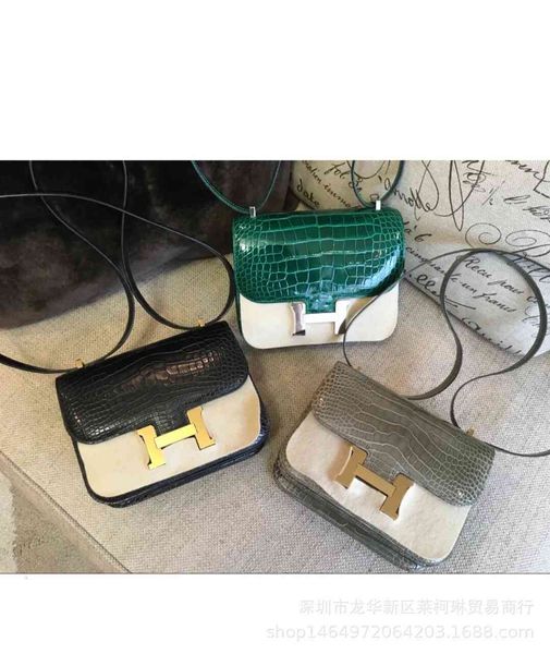 design luxury handbag h-button stewardess leather small square women's 2019 one shoulder tofu cross crocodile kangkang bag xwlhileng
design luxury handbag h-button stewardess leather small square women's 2019 one shoulder tofu cross crocodile kangkang bag xwlhileng