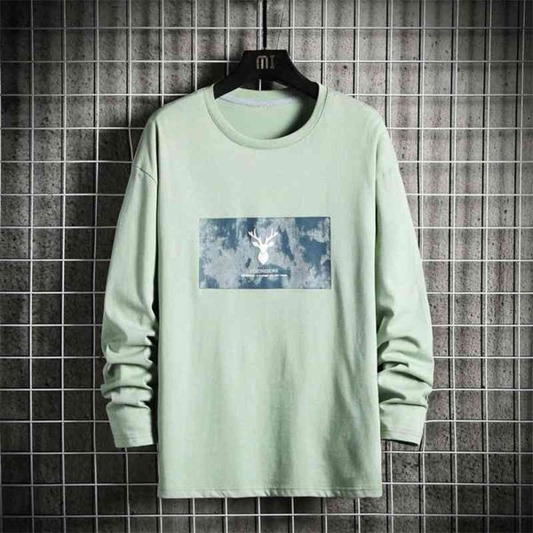 t-shirts long sleeve t-shirt cotton autumn large fashion brand backing shirt men's pullover green yz18, White;black
t-shirts long sleeve t-shirt cotton autumn large fashion brand backing shirt men's pullover green yz18, White;black