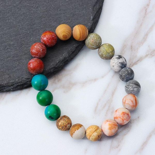 link, chain handmade reiki healing balance jewelry solar system wristbands universe space natural stone bangle bracelet, Black
link, chain handmade reiki healing balance jewelry solar system wristbands universe space natural stone bangle bracelet, Black