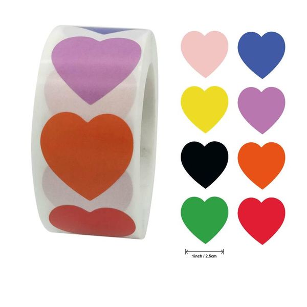 500pcs 1" color circle heart diy stickes thank you stickers great work encourage label for small business gift packing seal tag wrap
500pcs 1" color circle heart diy stickes thank you stickers great work encourage label for small business gift packing seal tag wrap