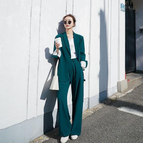 women's jackets korean of the net red suit female 2021 spring autumn fashionable chic style jacket women + pants two-piece x16, Black;brown
women's jackets korean of the net red suit female 2021 spring autumn fashionable chic style jacket women + pants two-piece x16, Black;brown