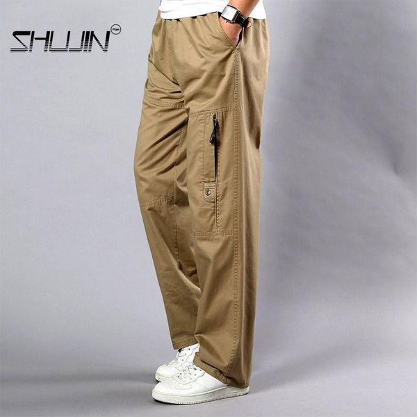 men's pants summer khaki cotton large size straight fit big sizes 5xl side pockets wide leg black cargo work trousers male
men's pants summer khaki cotton large size straight fit big sizes 5xl side pockets wide leg black cargo work trousers male