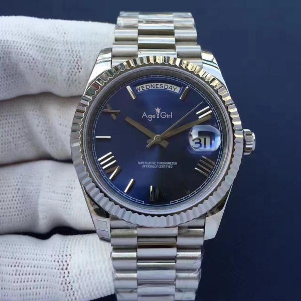 wristwatches men daydate gold silver black blue watch automatic mechanical stainless steel sapphire white rome dial, Slivery;brown
wristwatches men daydate gold silver black blue watch automatic mechanical stainless steel sapphire white rome dial, Slivery;brown