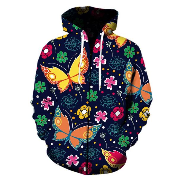 men's hoodies & sweatshirts cartoon butterfly 3d printed casual zipper fashion hoodie cool streetwear men pullovers winter tracksuit, Black
men's hoodies & sweatshirts cartoon butterfly 3d printed casual zipper fashion hoodie cool streetwear men pullovers winter tracksuit, Black