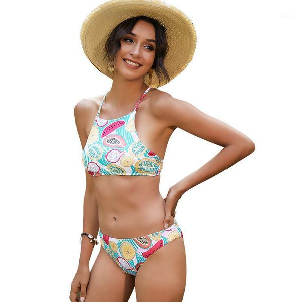 bikini casual printed sling swimsuit women fashion women's swimwear, White;black
bikini casual printed sling swimsuit women fashion women's swimwear, White;black