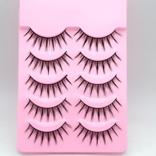 false eyelashes 5 pairs cosplay lashes 9~15mm little dramatic long wispies handmade cruelty-resuable tools
false eyelashes 5 pairs cosplay lashes 9~15mm little dramatic long wispies handmade cruelty-resuable tools