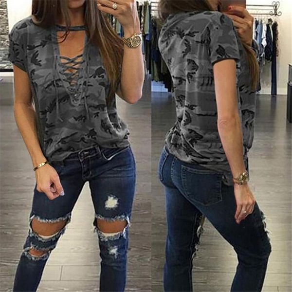 women's t-shirt fashion women summer loose 2021 short sleeve camo t shirt ladies camouflage printed casual, White
women's t-shirt fashion women summer loose 2021 short sleeve camo t shirt ladies camouflage printed casual, White