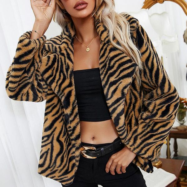 women's fur & faux leopard coats 2021 women coat luxury winter warm plush jacket fashion artificial outwear high quality, Black
women's fur & faux leopard coats 2021 women coat luxury winter warm plush jacket fashion artificial outwear high quality, Black