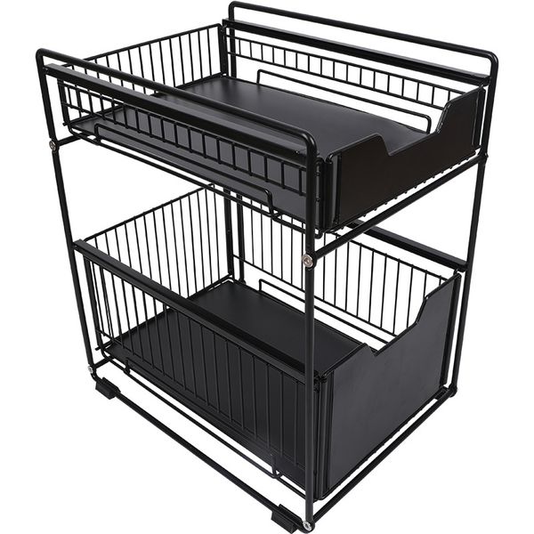 under the kitchen sink storage rack der type can be pushed and pued under the cabinet teescopic doube shef
under the kitchen sink storage rack der type can be pushed and pued under the cabinet teescopic doube shef
