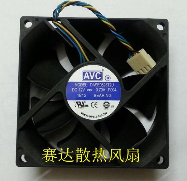 fans & coolings original avc 8025 12v 0.7a dase08025t2up004 four wire cooling fan
fans & coolings original avc 8025 12v 0.7a dase08025t2up004 four wire cooling fan