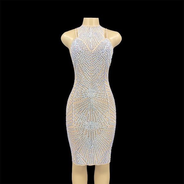 stage wear transparent ab stones dress crystals chains mesh costume female singer performance evening mini youdu, Black;red
stage wear transparent ab stones dress crystals chains mesh costume female singer performance evening mini youdu, Black;red