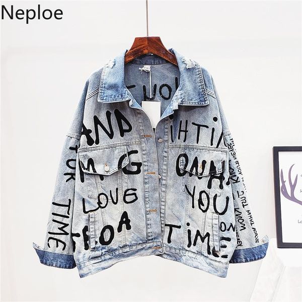 women's jackets neploe letter embroidery jacket women loose single breasted turn down collar ladies coats fashion long sleeve female 1, Black;brown
women's jackets neploe letter embroidery jacket women loose single breasted turn down collar ladies coats fashion long sleeve female 1, Black;brown