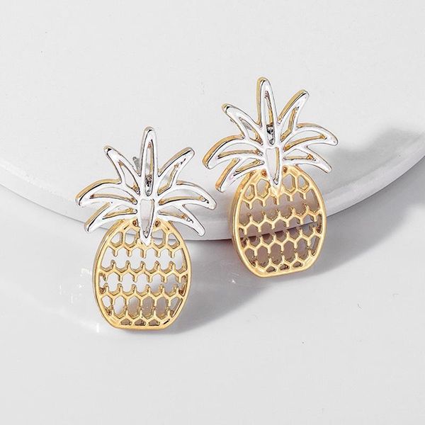 stud women's jewelry hollow pineapple earrings unique design fruit small gift party ball bijoux wholesale ins, Golden;silver
stud women's jewelry hollow pineapple earrings unique design fruit small gift party ball bijoux wholesale ins, Golden;silver