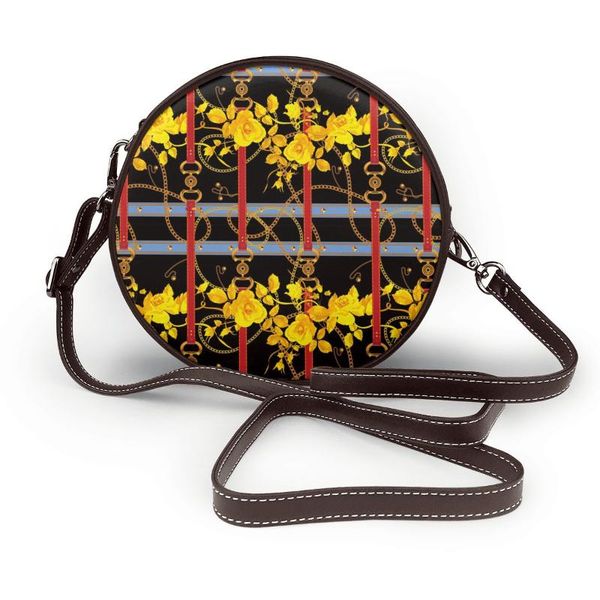 evening bags noisydesigns women shoulder bag fashion ladies messenger golden flower prints handbag round simple female euporean pattern
evening bags noisydesigns women shoulder bag fashion ladies messenger golden flower prints handbag round simple female euporean pattern