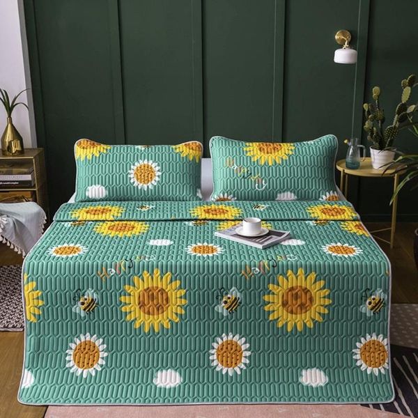 bedding sets adorehouse summer ice silk mat floral sleeping foldable latex bed pillowcases cute set 2/3pcs green style
bedding sets adorehouse summer ice silk mat floral sleeping foldable latex bed pillowcases cute set 2/3pcs green style