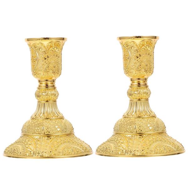 candle holders 2pcs household candlelight dinner adornments stylish metal candleholders golden
candle holders 2pcs household candlelight dinner adornments stylish metal candleholders golden