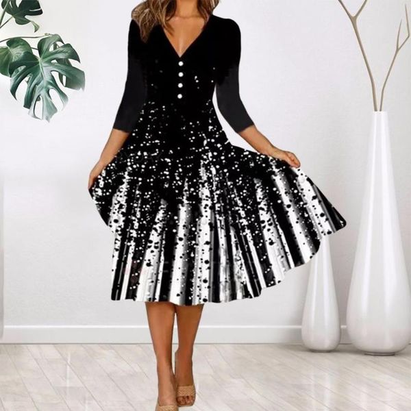 casual dresses for women 2021 3d digital print dress half sleeve buttons decor v-neck large hem a-line midi streetwear, Black;gray
casual dresses for women 2021 3d digital print dress half sleeve buttons decor v-neck large hem a-line midi streetwear, Black;gray