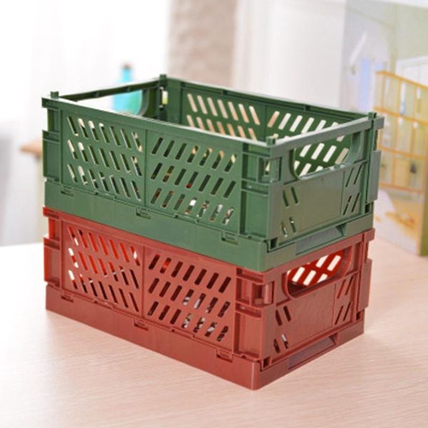storage baskets 4pcs collapsible basket folding box crate plastic container durable transportable foldable random colours
storage baskets 4pcs collapsible basket folding box crate plastic container durable transportable foldable random colours