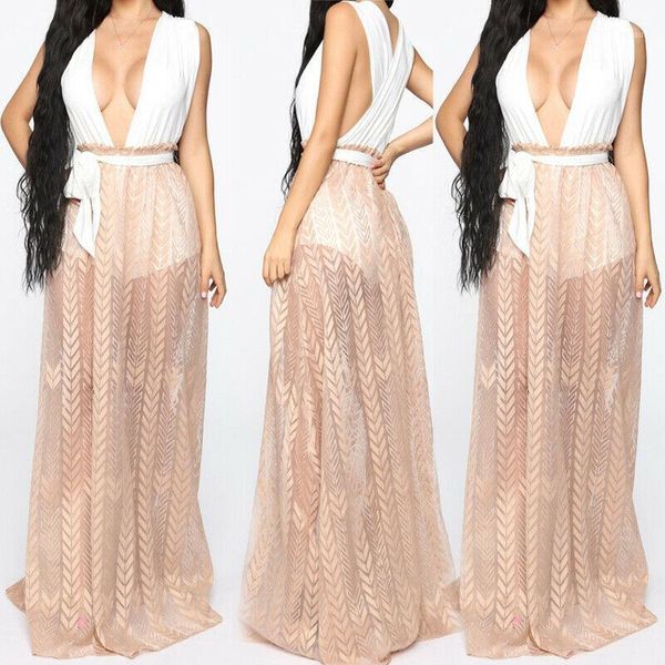 summer women mesh sheer high waist transparent long skirt beach cover up ladies loose skirts tulle cover-ups women's swimwear, White;black
summer women mesh sheer high waist transparent long skirt beach cover up ladies loose skirts tulle cover-ups women's swimwear, White;black