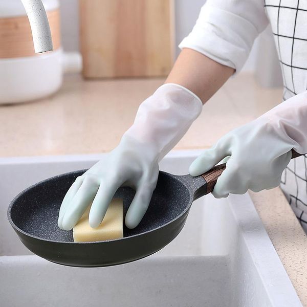 disposable gloves kitchen dishwashing household rubber tableware cleaning washing