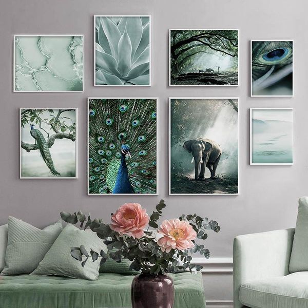 scandinavian nature forest canvas poster peacock elephant wall art painting print feather decorative picture home decor paintings
scandinavian nature forest canvas poster peacock elephant wall art painting print feather decorative picture home decor paintings