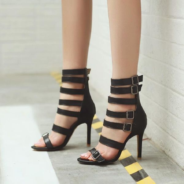 sandals tamanho 32 a 46 vero de salto alto, sandlias romanas legais oco aberto toe sapatos vermelho, Black
sandals tamanho 32 a 46 vero de salto alto, sandlias romanas legais oco aberto toe sapatos vermelho, Black