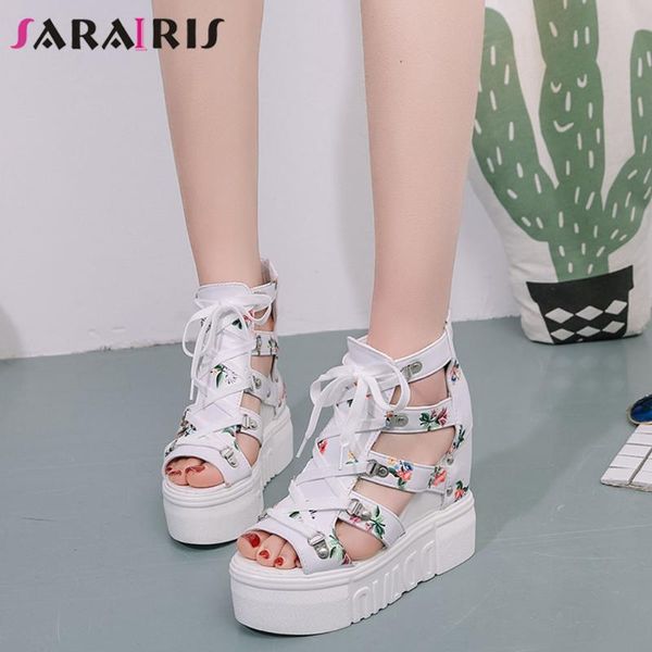 fashion lady sandals platform women lace up floral increasing height gladiator shoes woman, Black
fashion lady sandals platform women lace up floral increasing height gladiator shoes woman, Black