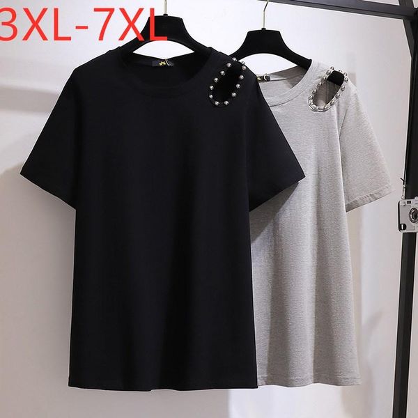 plus size t-shirt 3xl 4xl 5xl 6xl 7xl 2021 ladies summer for women large short sleeve loose cotton black rivet hole
plus size t-shirt 3xl 4xl 5xl 6xl 7xl 2021 ladies summer for women large short sleeve loose cotton black rivet hole