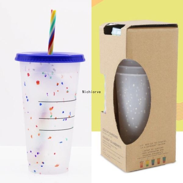 glitter 5pcs lot 24oz plastic with lid straw 710ml reusable coffee mug rainbow color changing water bottle cold drink magic tumblers fy4496
glitter 5pcs lot 24oz plastic with lid straw 710ml reusable coffee mug rainbow color changing water bottle cold drink magic tumblers fy4496