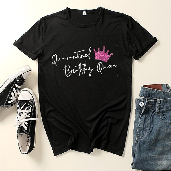 women's t-shirt birthday queen tshirt women punk 2021 summer o-neck plus size stay fashion loose tees for female, White
women's t-shirt birthday queen tshirt women punk 2021 summer o-neck plus size stay fashion loose tees for female, White