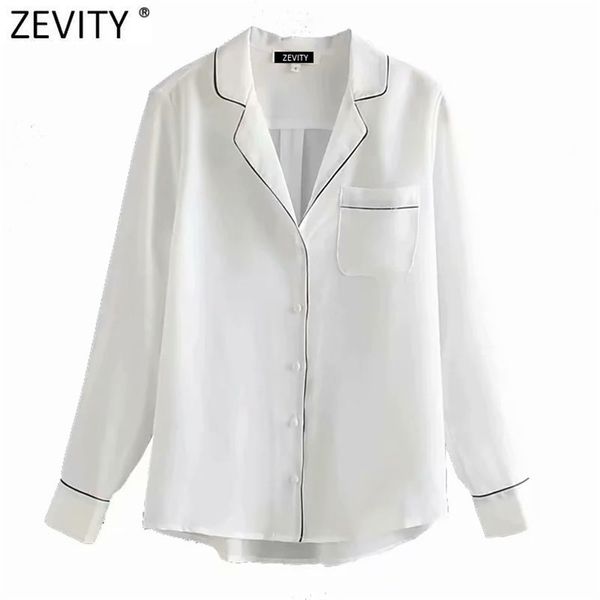 women fashion black edge turn down collar white smock blouse office lady pocket casual shirt chic blusas ls7632 210420
women fashion black edge turn down collar white smock blouse office lady pocket casual shirt chic blusas ls7632 210420