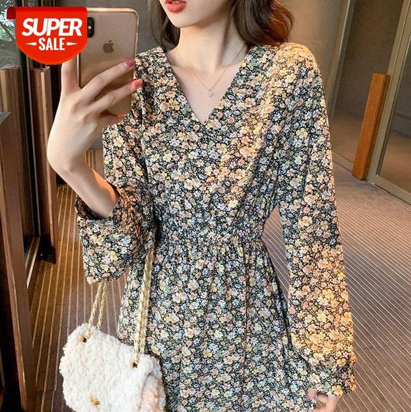 floral dress with waist and thin temperament, base skirt, v-neck, french bai, long female #s20b, White;black
floral dress with waist and thin temperament, base skirt, v-neck, french bai, long female #s20b, White;black