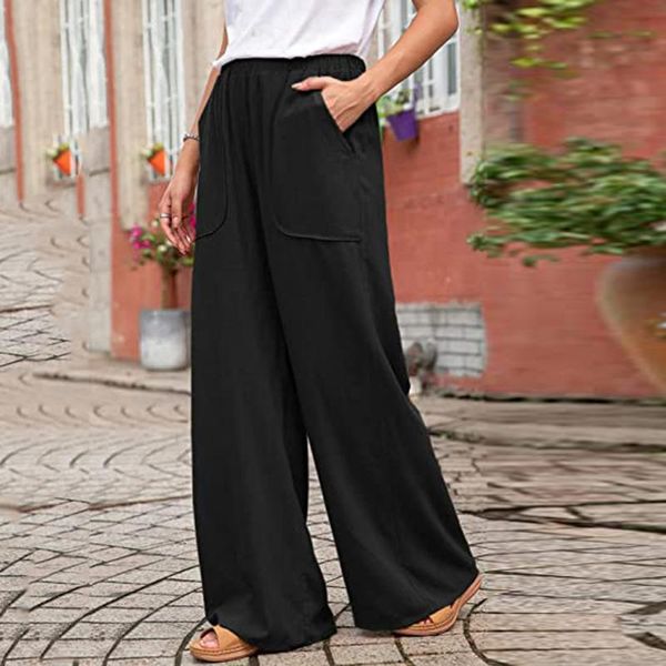 women's pants & capris spring trouser linen for women chic elegant tightness trousers pocket casual plus size woman with pockets, Black;white
women's pants & capris spring trouser linen for women chic elegant tightness trousers pocket casual plus size woman with pockets, Black;white