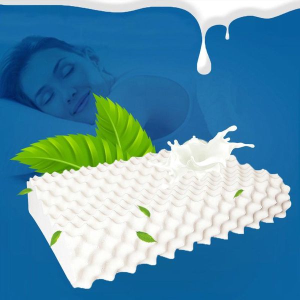pillow thailand original 100% natural latex cervical protection therapy wave bed bedding memory 62x38cm
pillow thailand original 100% natural latex cervical protection therapy wave bed bedding memory 62x38cm